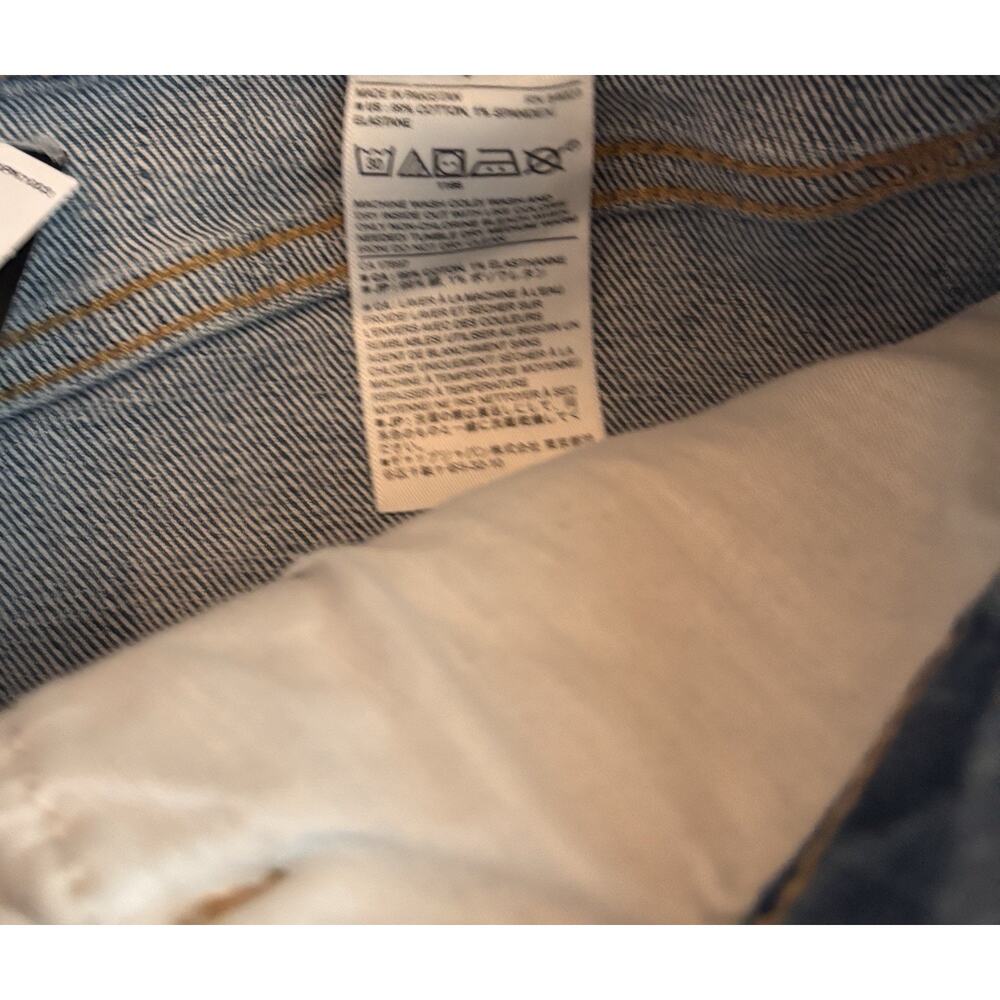 NWT Banana Republic Skirt Womens 4 Blue Denim Button Front Pockets Jean - Picture 6 of 7